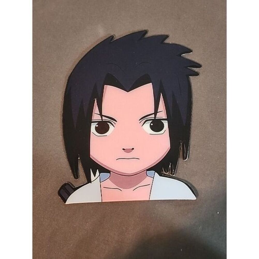HIGH QUALITY 3D Lenticular Motion Anime Naruto Sasuke Uchiha Chibi Decal Sticker